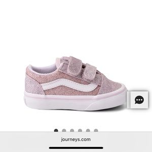 Baby/Toddler pink glitter vans